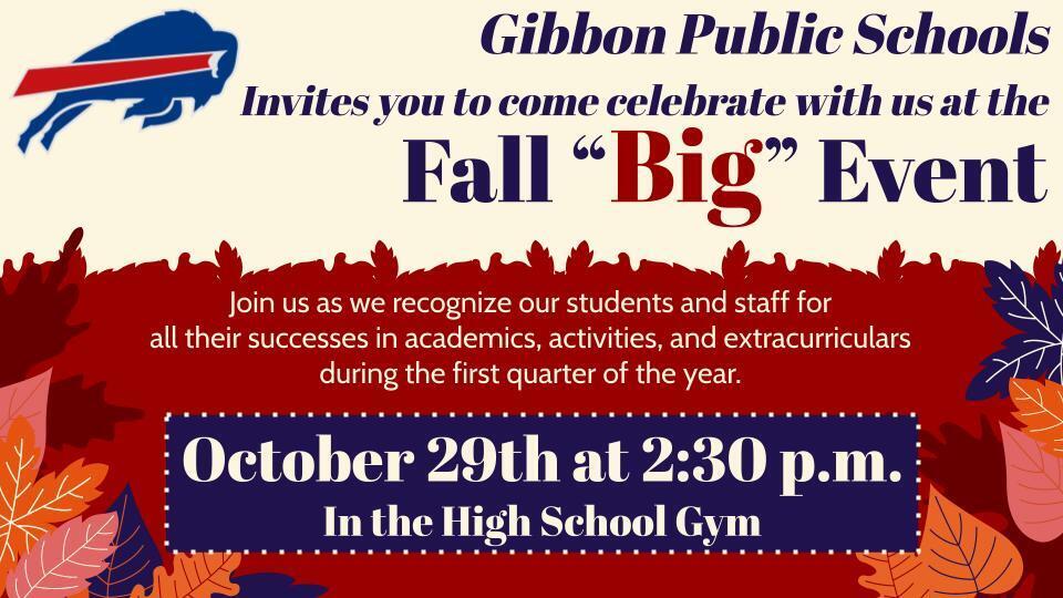 Fall Big Event 2026
