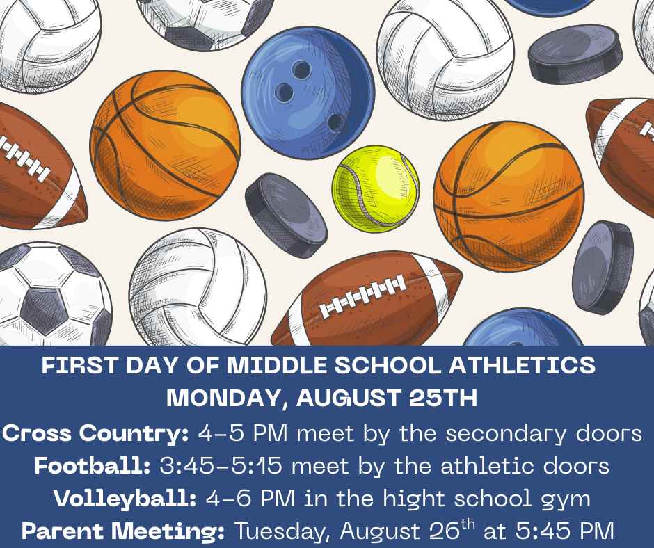 First day of Fall Athletics for Gibraltar Middle School