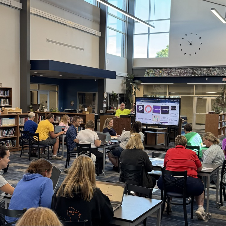 Staff professional development on new “connect” App.