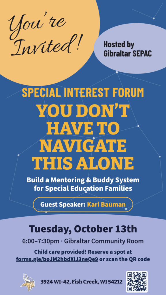 You Don't Have to Navigate This Alone: SEPAC Forum on Family Mentoring, October 13