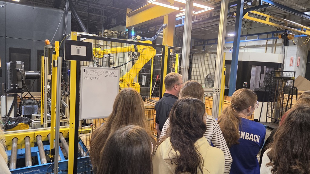 10th grade on Manufacturing Day Tours