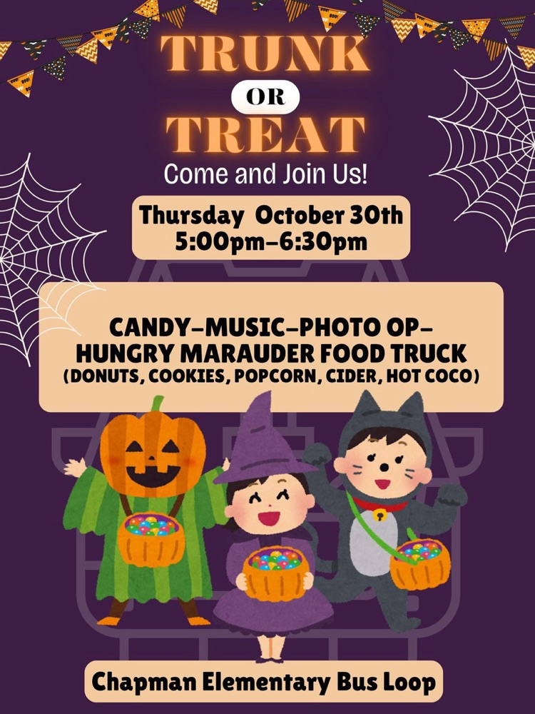 Chapman trunk or treat 