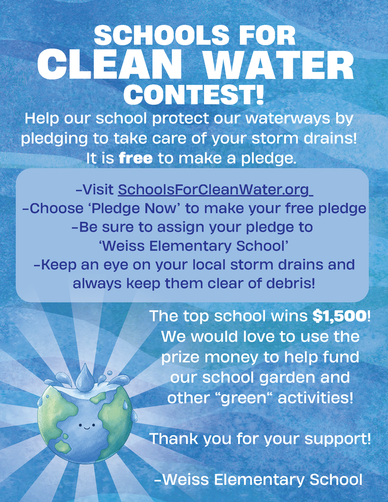 Schools for Clean Water Contest!