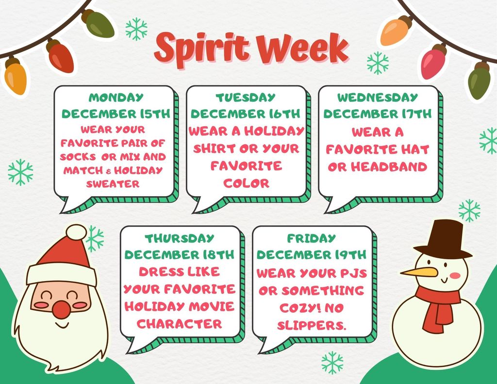 holiday spirit week