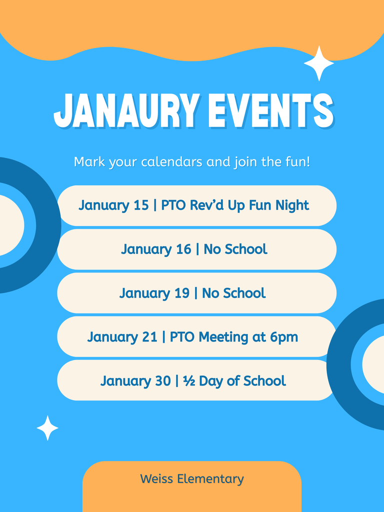 January 2026 Events