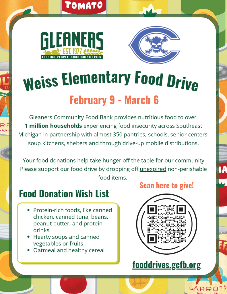 Weiss Food Drive