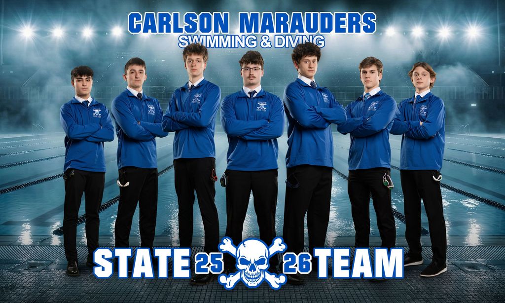 Boys State Swim Team members