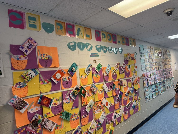 student art project about food donation 