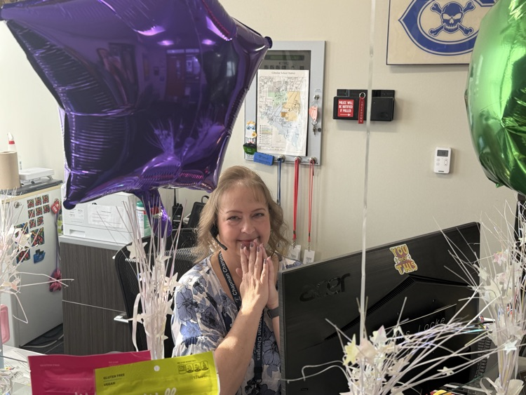picture of Mrs. Locke on administrative professionals day