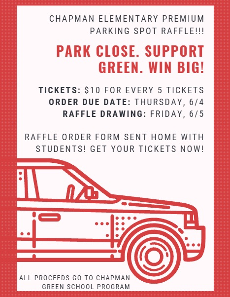 Image about parking spot raffle