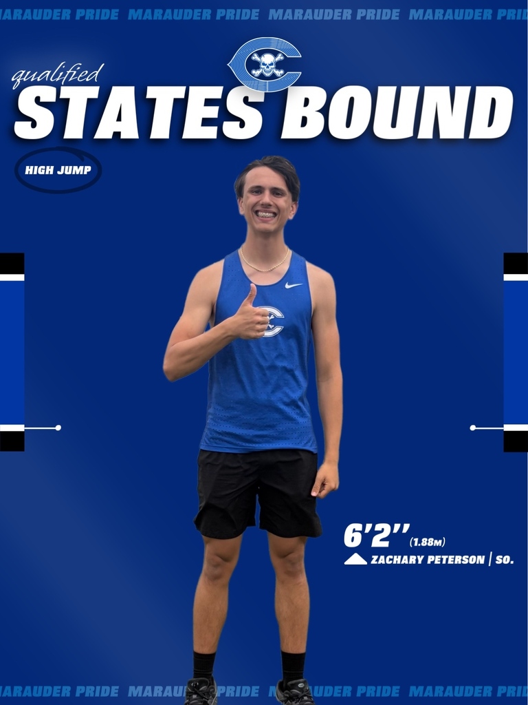 Photo of Zachary Peterson in track uniform