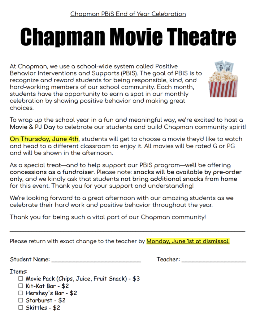 chapman movie theatre