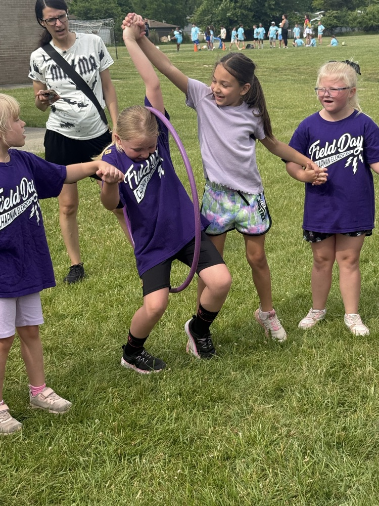 Image of students playing during field day