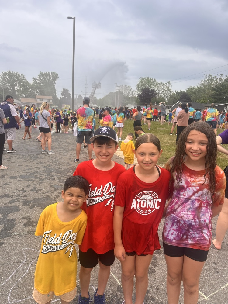 Image of students playing during field day