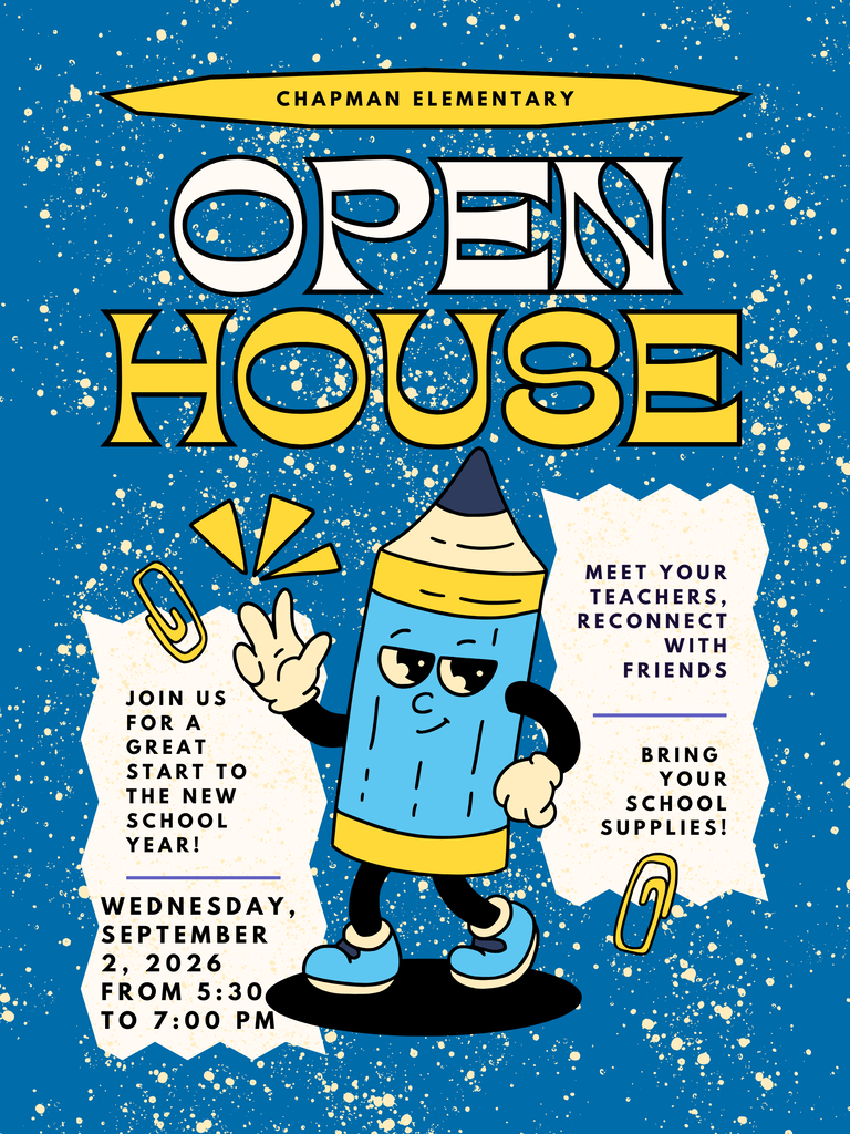 chapman elementary school open house 26-27