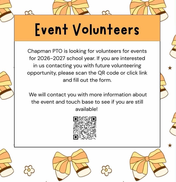 Chapman PTO volunteer sign up
