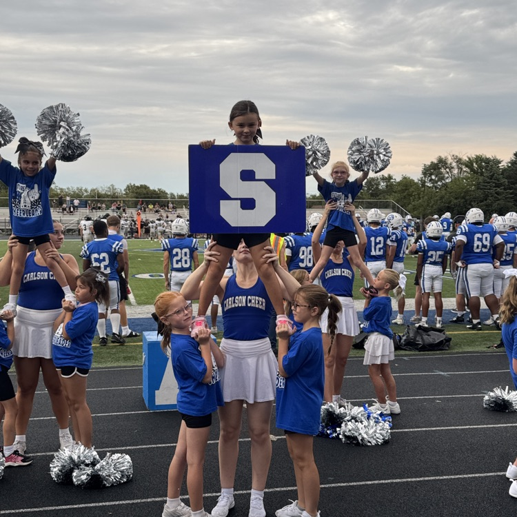 cheer camp participants cheering