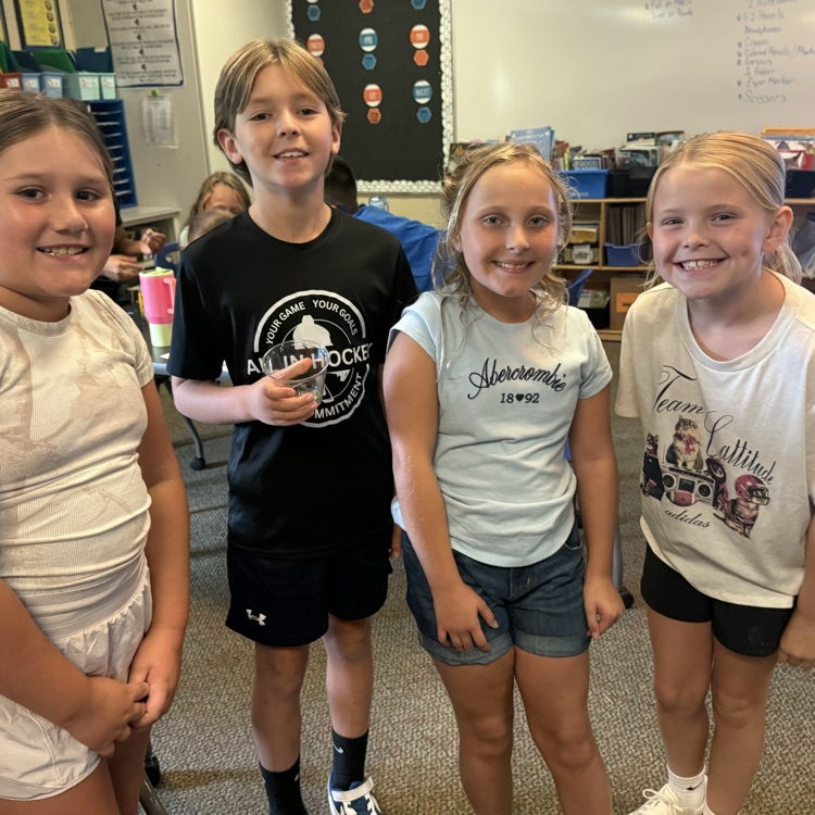 Students work together during a “Saving Fred” activity, using teamwork, communication, and problem-solving skills to rescue Fred without using their hands.