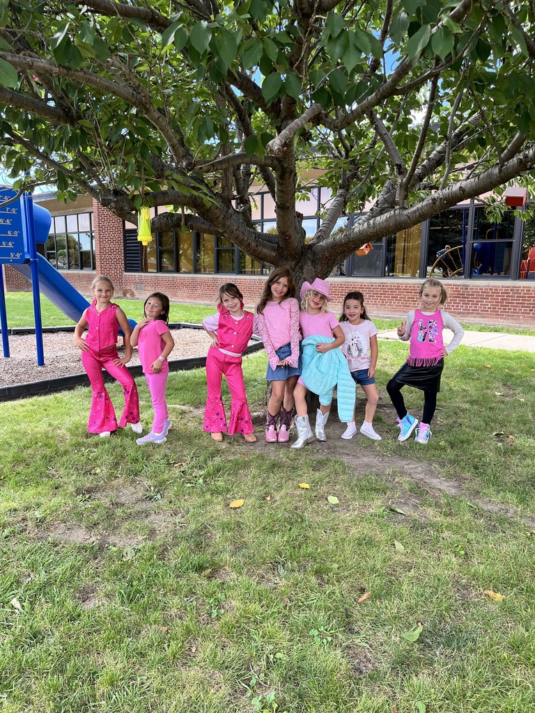 students outside