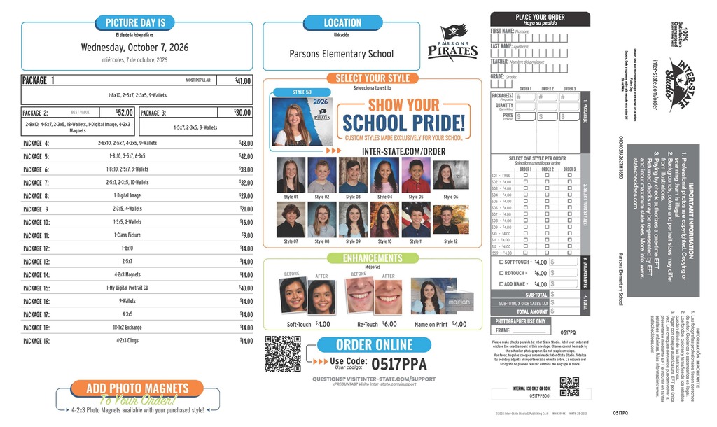 School Picture Day Flyer