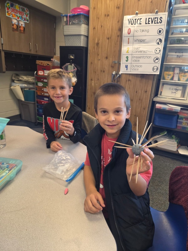 students with a science project