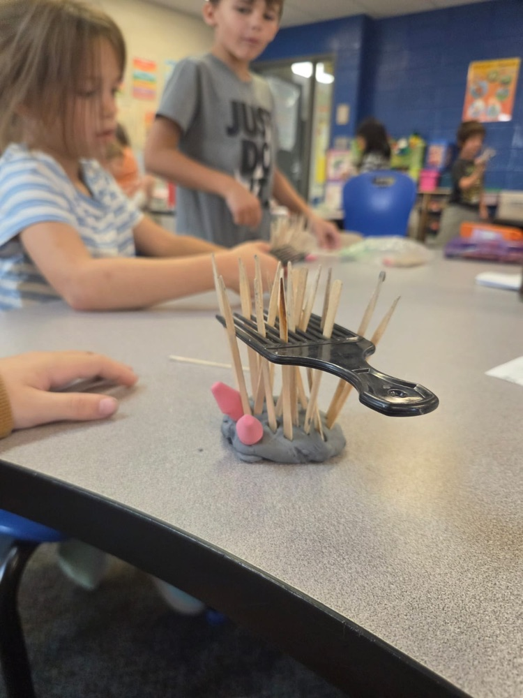 students with a science project