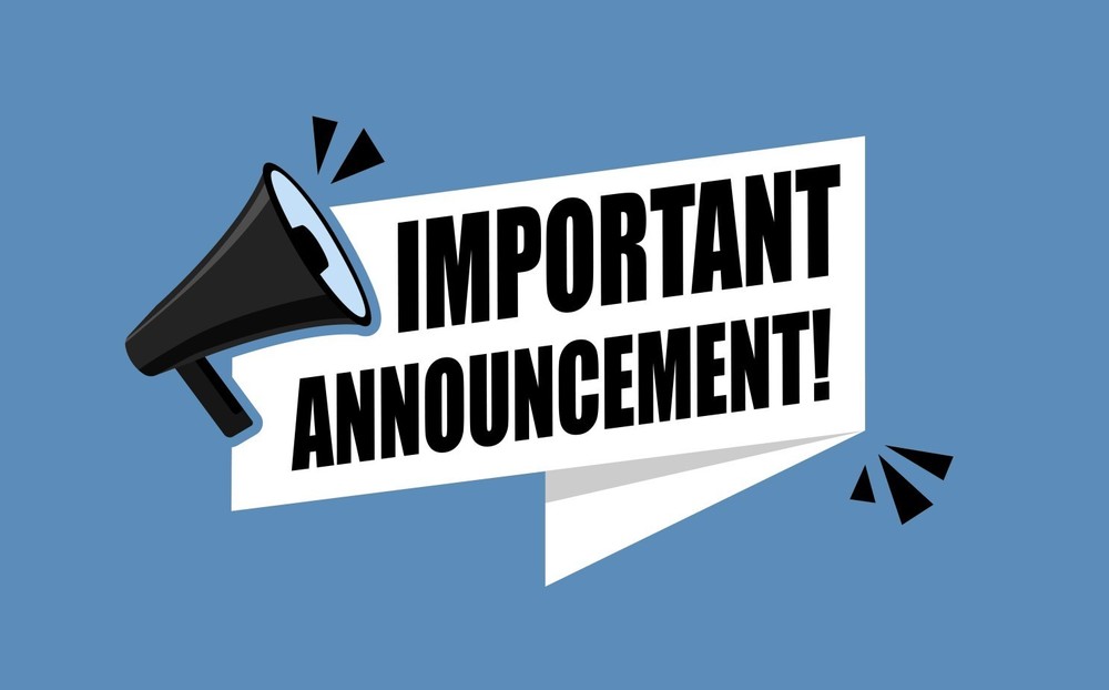 Announcement