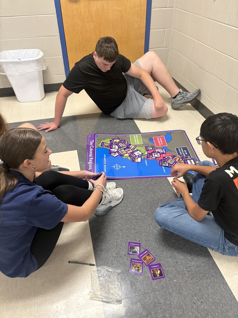 Students working in a group