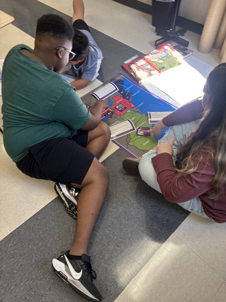 Students working in a group