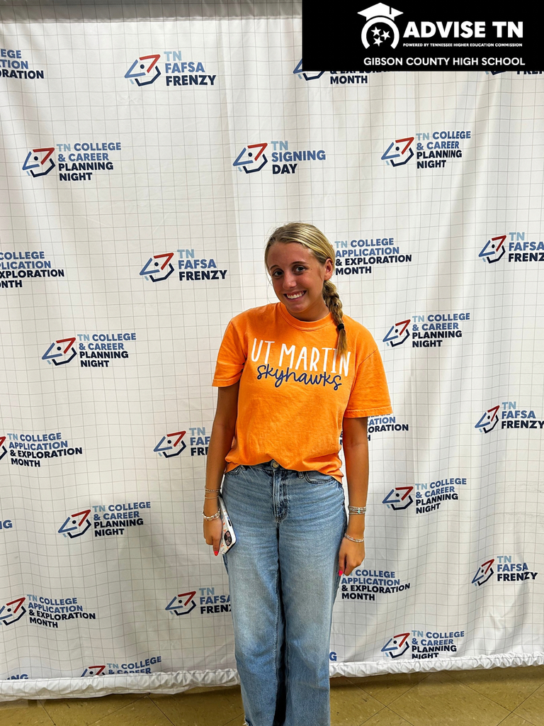 Students, teachers, and staff participated by wearing a college t-shirt and having their picture taken.