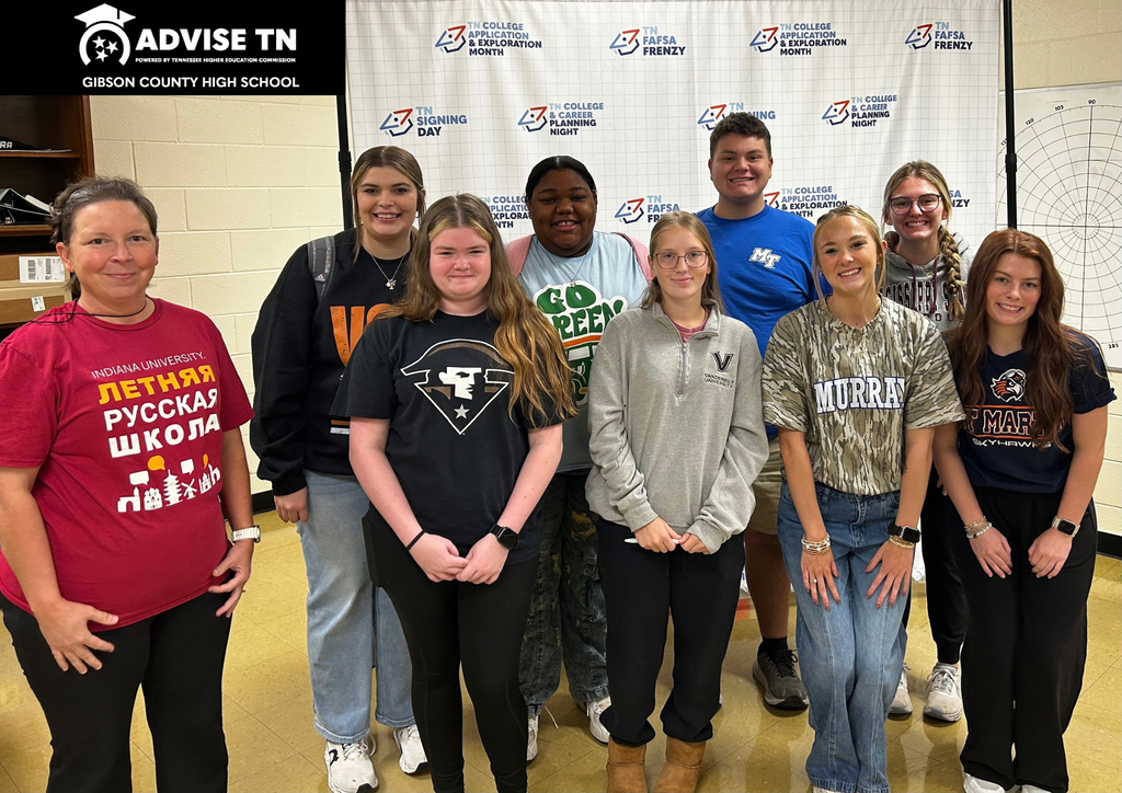 Students, teachers, and staff participated by wearing a college t-shirt and having their picture taken.