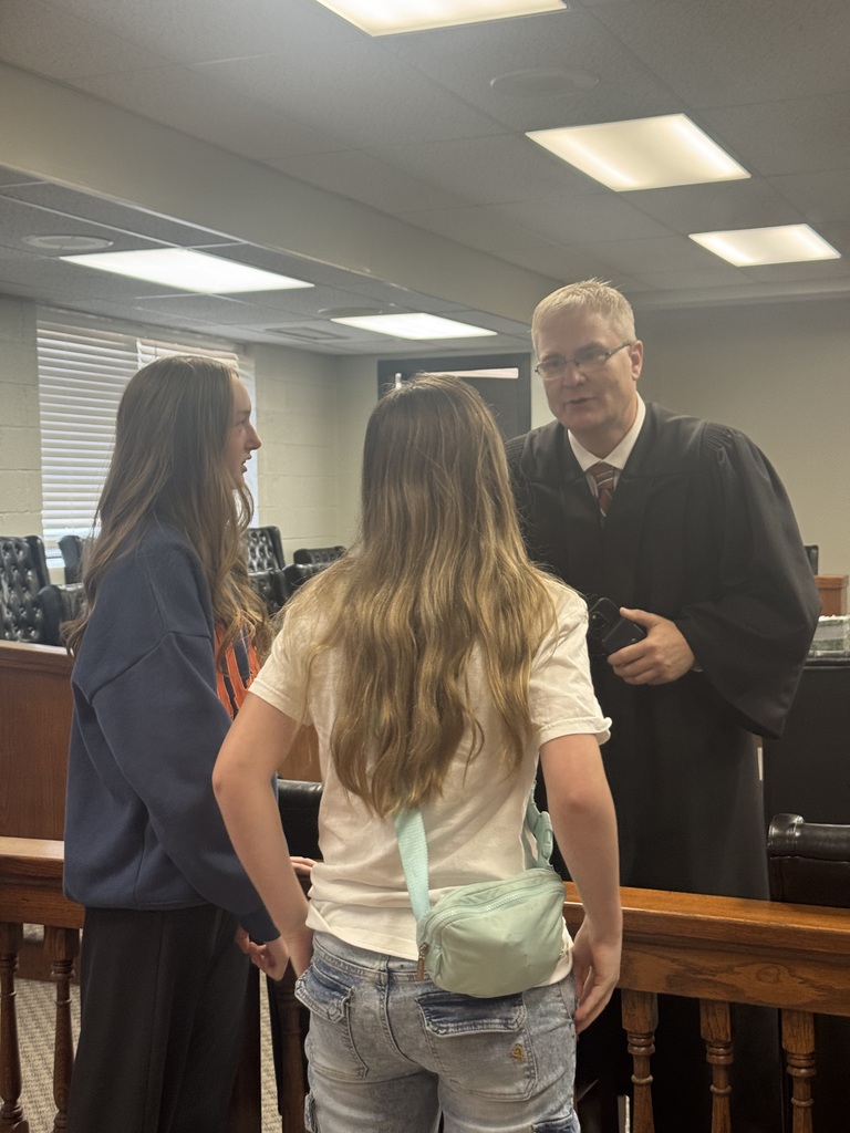 Students with judge