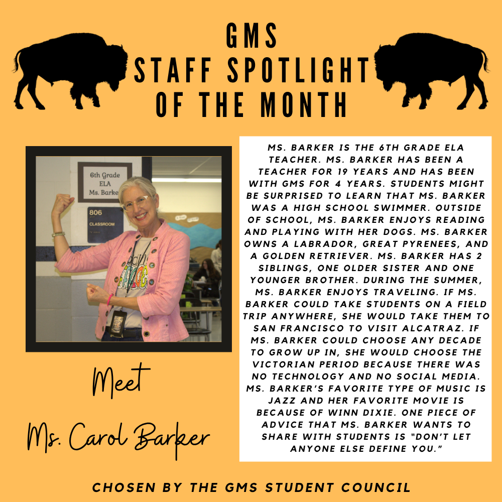 Student Council March Staff Spotlight