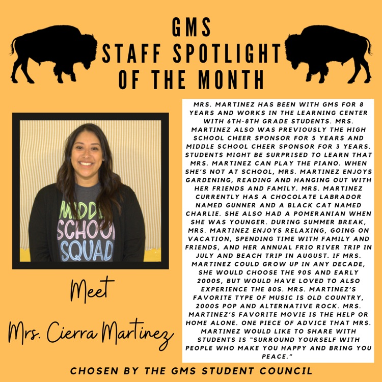 Mrs. Martinez spotlight