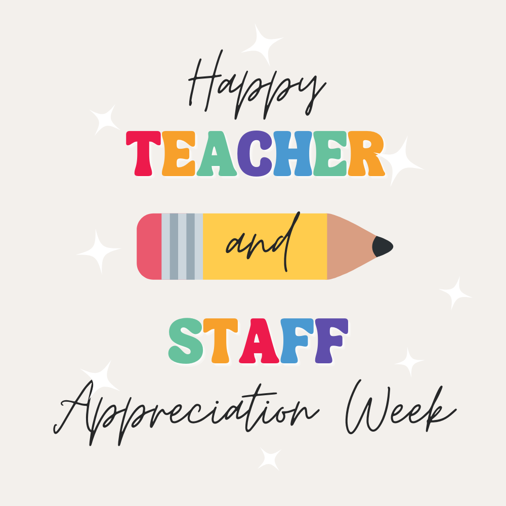 It is teacher and staff appreciation week! Thank you for all you do for our students at GMS.