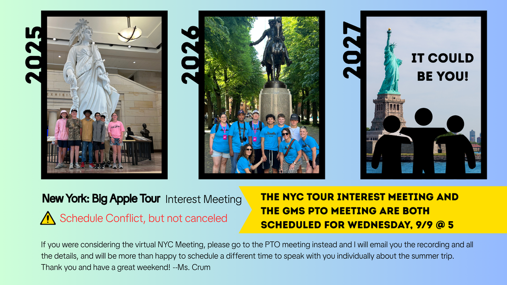 NYC Summer Trip Graphic