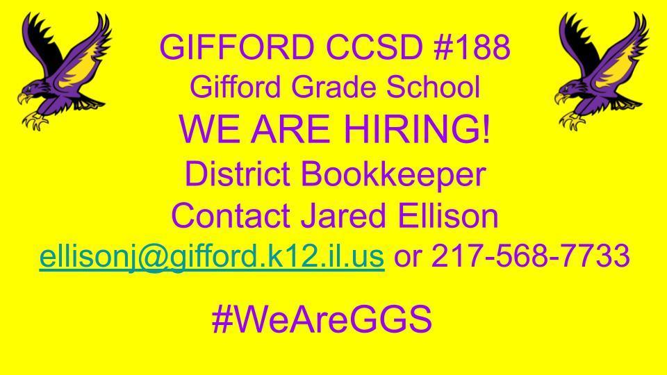 District Bookkeeper