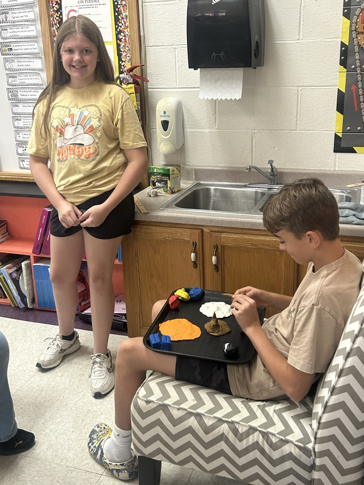 6th grade modeling landforms and measuring elevation and relief. 