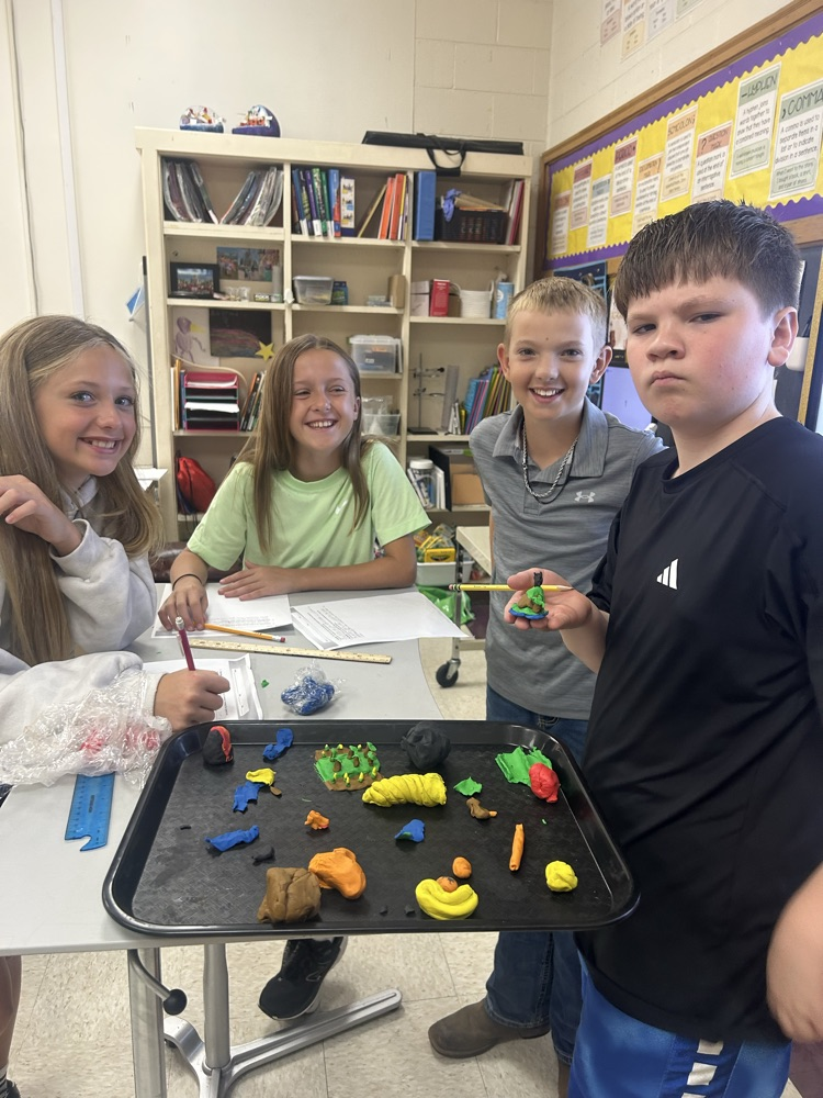 6th grade modeling landforms and measuring elevation and relief. 