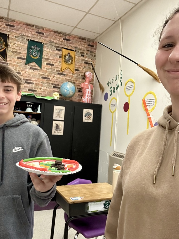 7th grade’s candy “cell-fies.”