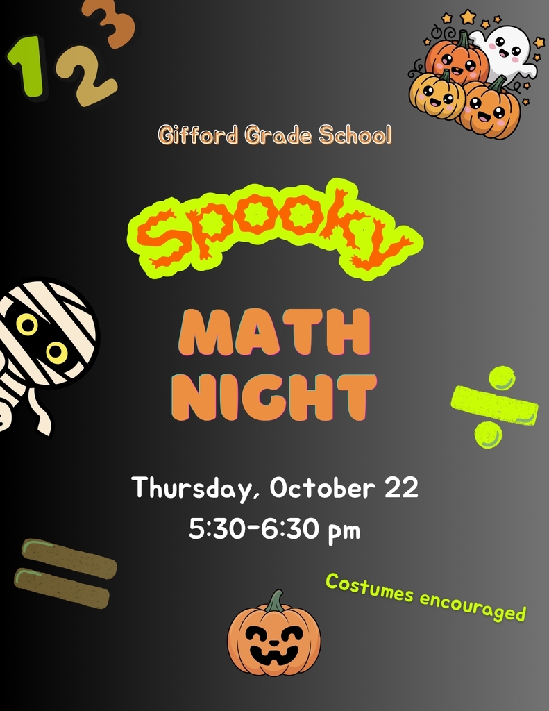 Math Night 10/22 @ 5:30-6:30