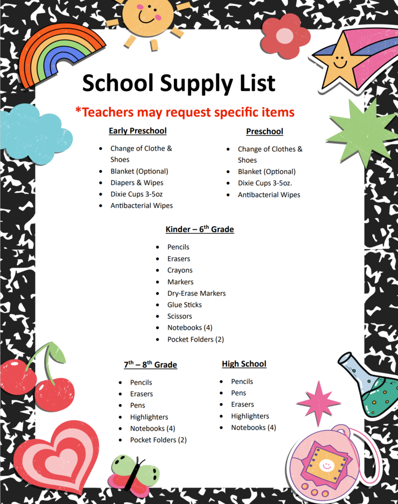 Supply List