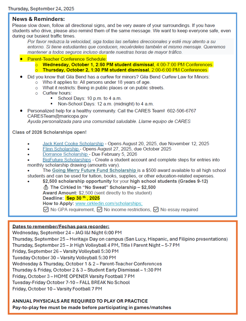 Newsletter 9.24.2025