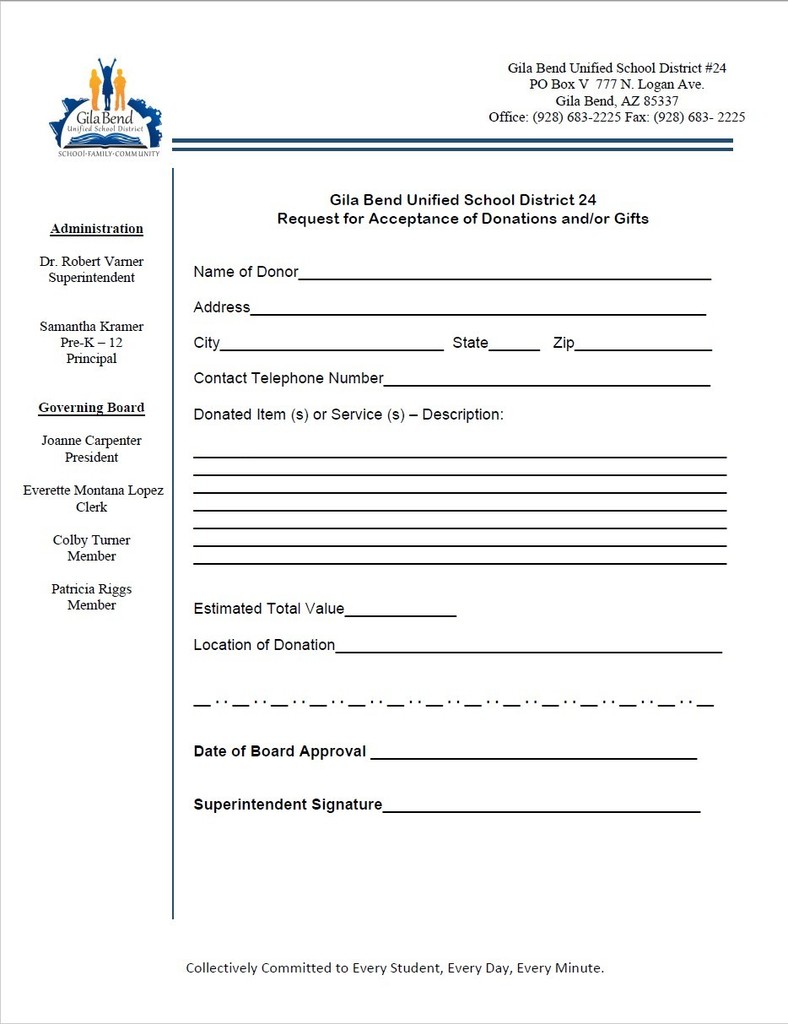 Donation Form