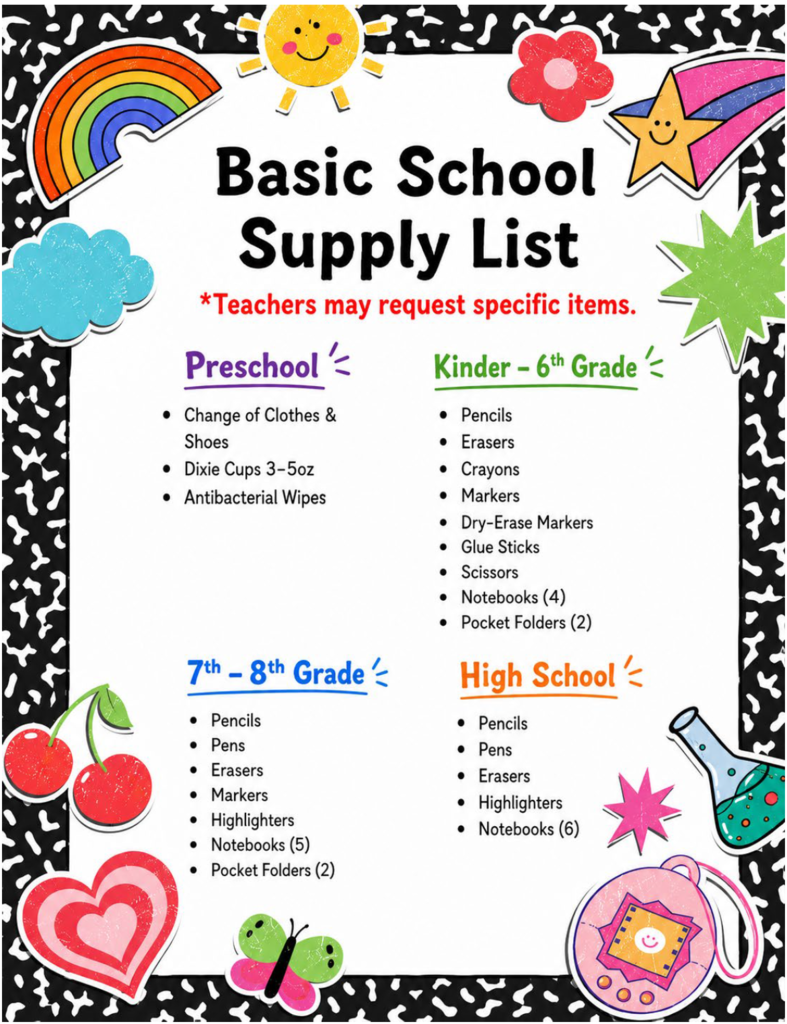 Supply List