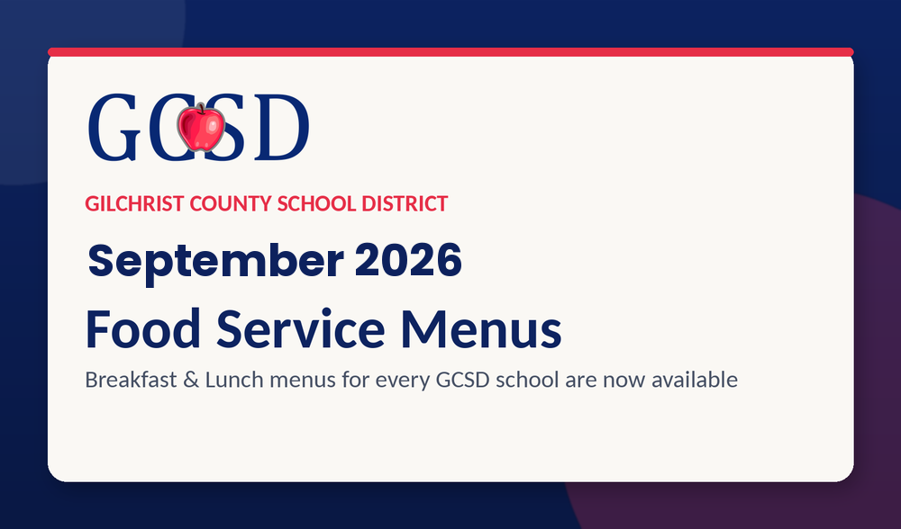 September Food Service Menu
