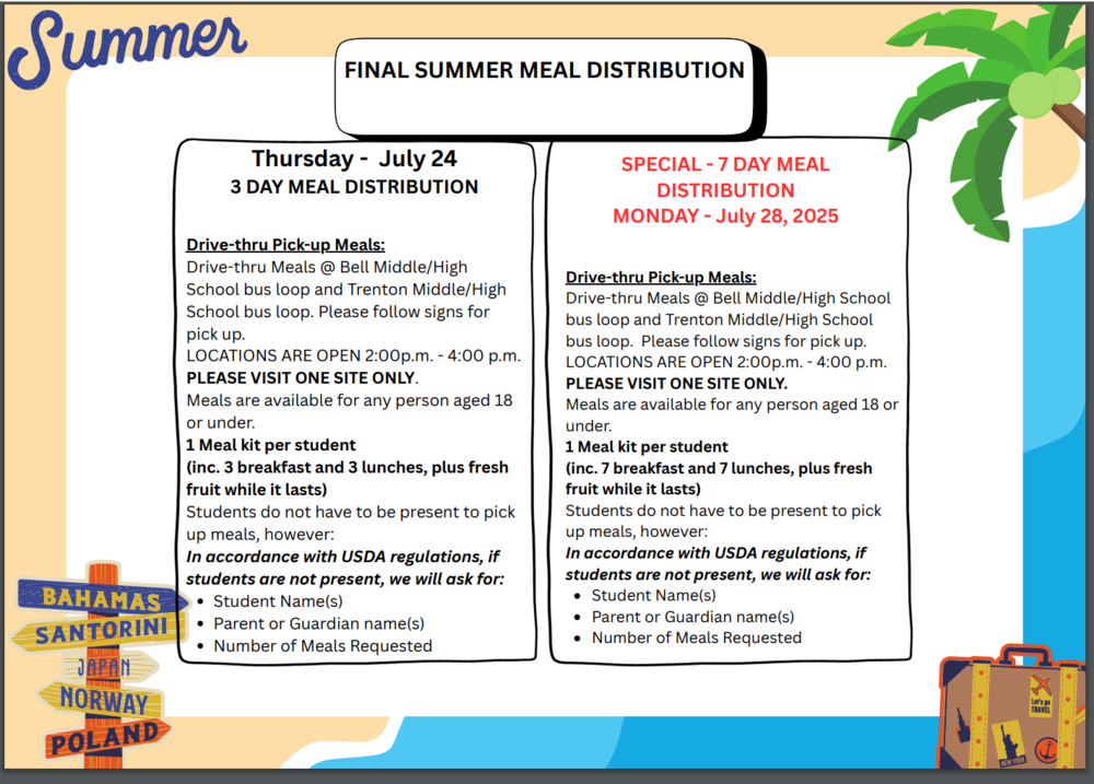 Final Summer Meal Distribution