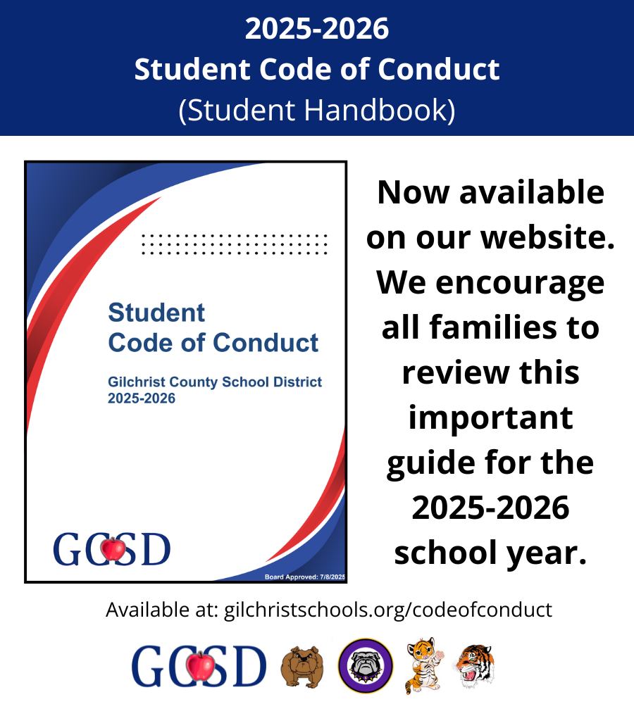 Student Code of Conduct Now Available