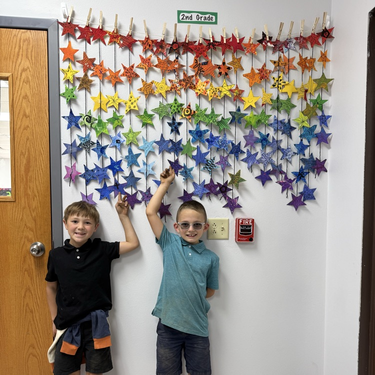 2nd- Rainbow Star chains 