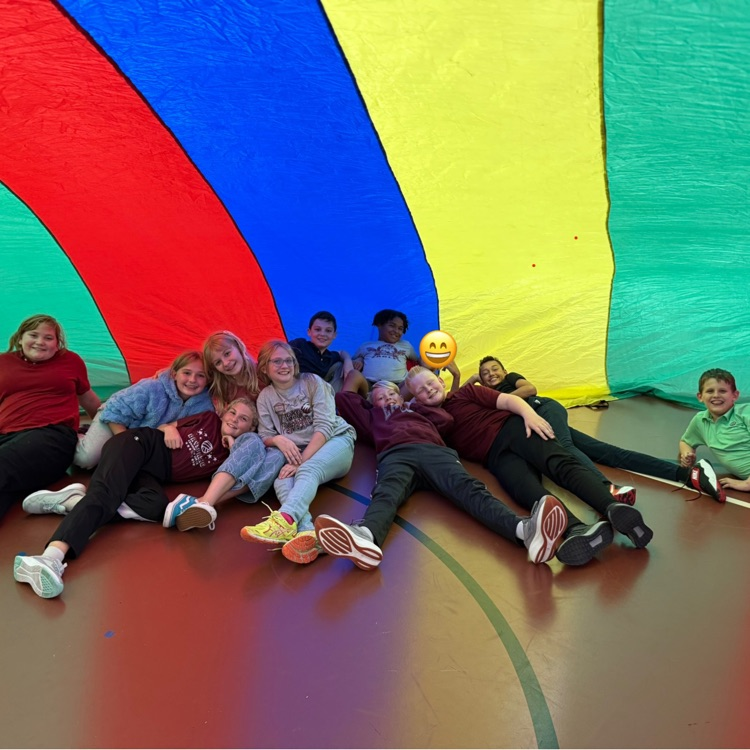 Parachute day at North campus PE!